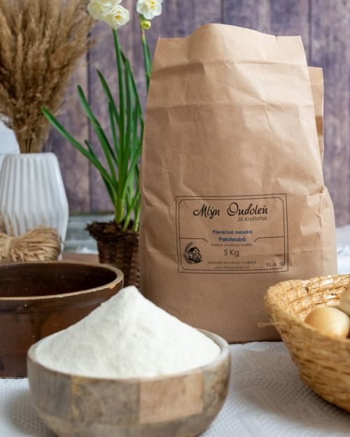 Pšeničná mouka – Polohrubá – 5kg