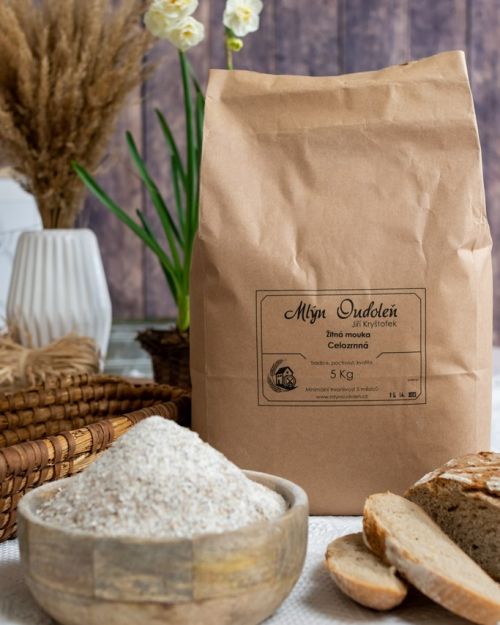 Žitná mouka – Celozrnná – 5kg